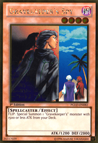 Gravekeeper's Spy [PGLD-EN082] Gold Rare - POKÉ JEUX