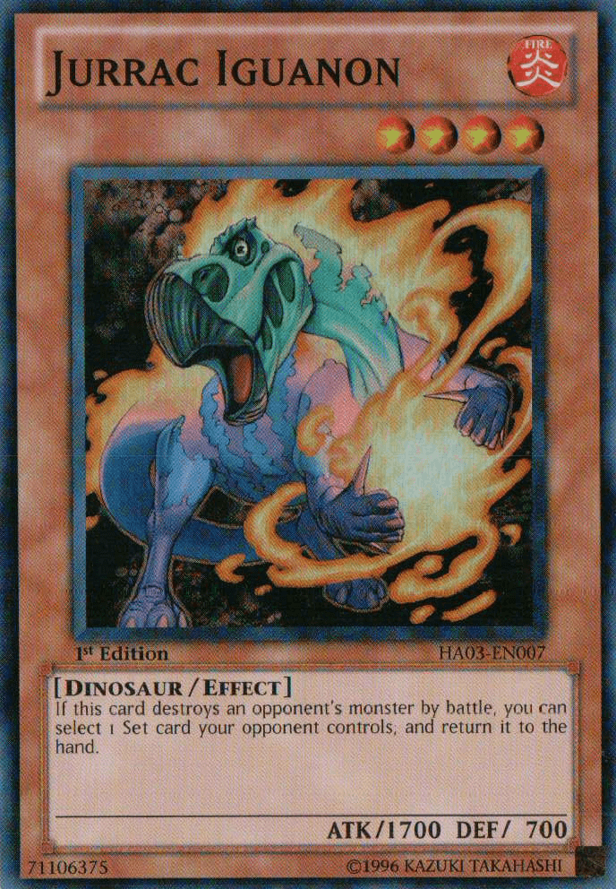Jurrac Iguanon [HA03-EN007] Super Rare - POKÉ JEUX