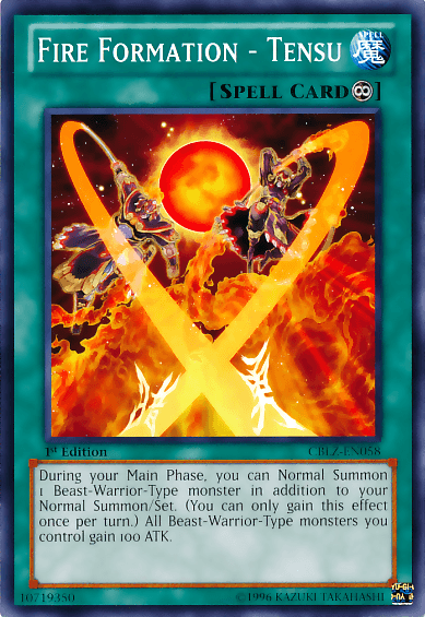 Fire Formation - Tensu [CBLZ-EN058] Common - POKÉ JEUX