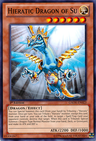 Hieratic Dragon of Su [GAOV-EN023] Common - POKÉ JEUX