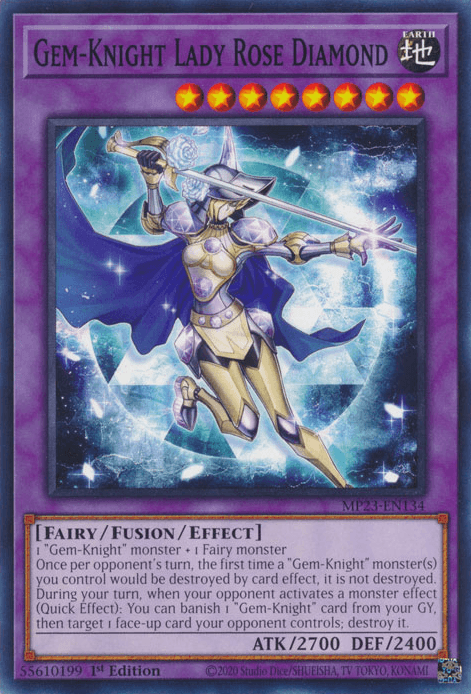 Gem-Knight Lady Rose Diamond [MP23-EN134] Common - POKÉ JEUX