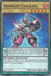 Igknight Cavalier [DOCS-EN030] Common - POKÉ JEUX