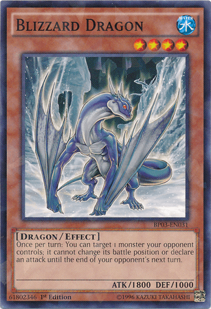 Blizzard Dragon [BP03-EN031] Shatterfoil Rare - POKÉ JEUX
