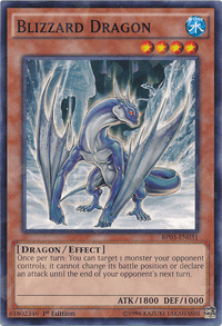 Blizzard Dragon [BP03-EN031] Shatterfoil Rare - POKÉ JEUX