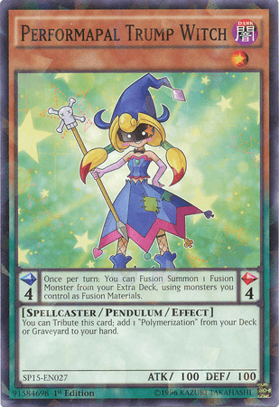 Performapal Trump Witch [SP15-EN027] Shatterfoil Rare - POKÉ JEUX