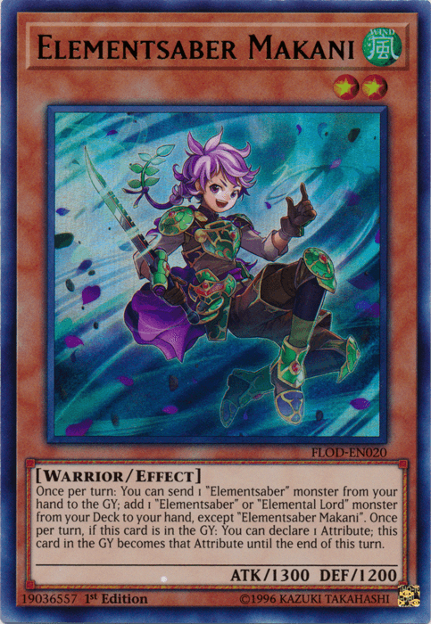 Elementsaber Makani [FLOD-EN020] Ultra Rare - POKÉ JEUX