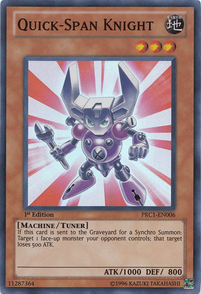 Quick-Span Knight [PRC1-EN006] Super Rare - POKÉ JEUX