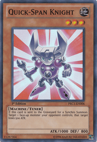 Quick-Span Knight [PRC1-EN006] Super Rare - POKÉ JEUX