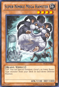 Super-Nimble Mega Hamster (Blue) [DL15-EN007] Rare - POKÉ JEUX