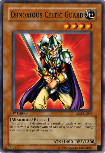 Obnoxious Celtic Guardian [SD5-EN007] Common - POKÉ JEUX