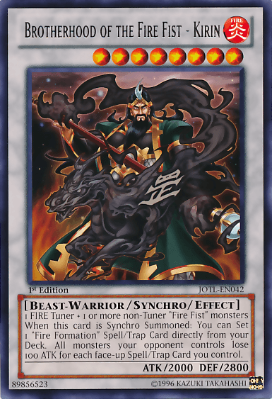 Brotherhood of the Fire Fist - Kirin [JOTL-EN042] Rare - POKÉ JEUX
