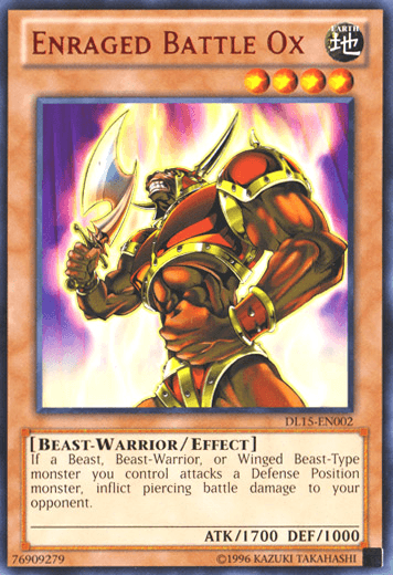 Enraged Battle Ox (Red) [DL15-EN002] Rare - POKÉ JEUX