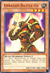Enraged Battle Ox (Red) [DL15-EN002] Rare - POKÉ JEUX