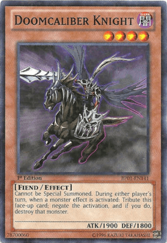 Doomcaliber Knight [BP01-EN141] Starfoil Rare - POKÉ JEUX