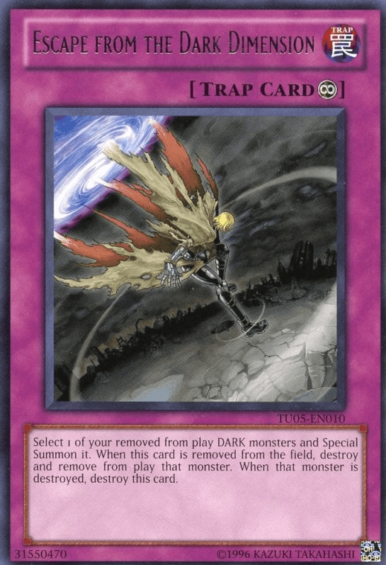Escape from the Dark Dimension [TU05-EN010] Rare - POKÉ JEUX