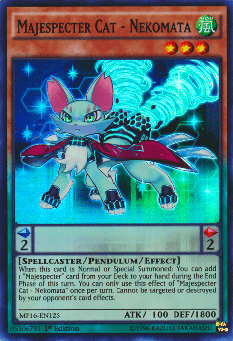Majespecter Cat - Nekomata [MP16-EN125] Super Rare - POKÉ JEUX