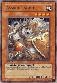 Assault Beast [CRMS-EN024] Rare - POKÉ JEUX
