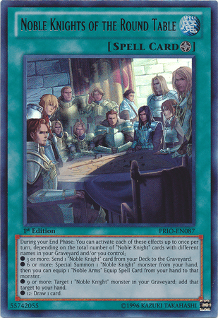 Noble Knights of the Round Table [PRIO-EN087] Ultra Rare - POKÉ JEUX