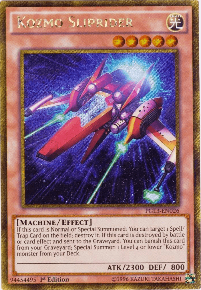 Kozmo Sliprider [PGL3-EN026] Gold Secret Rare - POKÉ JEUX
