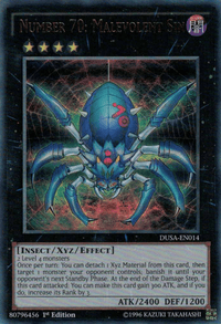 Number 70: Malevolent Sin [DUSA-EN014] Ultra Rare - POKÉ JEUX