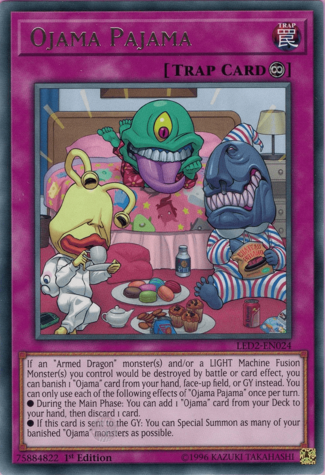 Ojama Pajama [LED2-EN024] Rare - POKÉ JEUX