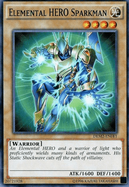 Elemental Hero Sparkman [DEM2-EN011] Common - POKÉ JEUX