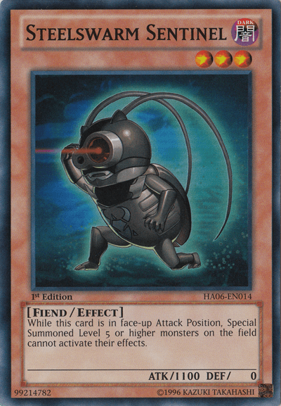Steelswarm Sentinel [HA06-EN014] Super Rare - POKÉ JEUX