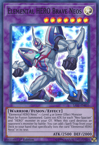 Elemental HERO Brave Neos [SAST-EN035] Super Rare - POKÉ JEUX