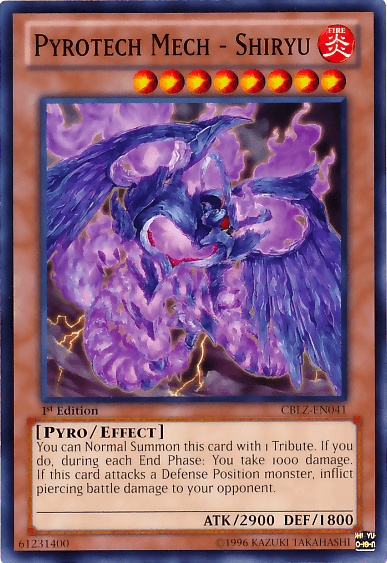 Pyrotech Mech - Shiryu [CBLZ-EN041] Common - POKÉ JEUX