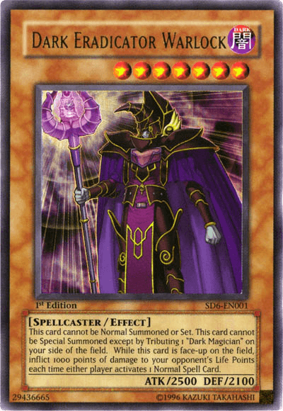 Dark Eradicator Warlock [SD6-EN001] Ultra Rare - POKÉ JEUX