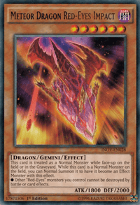 Meteor Dragon Red-Eyes Impact [INOV-EN028] Rare - POKÉ JEUX
