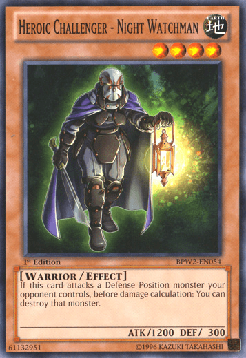 Heroic Challenger - Night Watchman [BPW2-EN054] Common - POKÉ JEUX