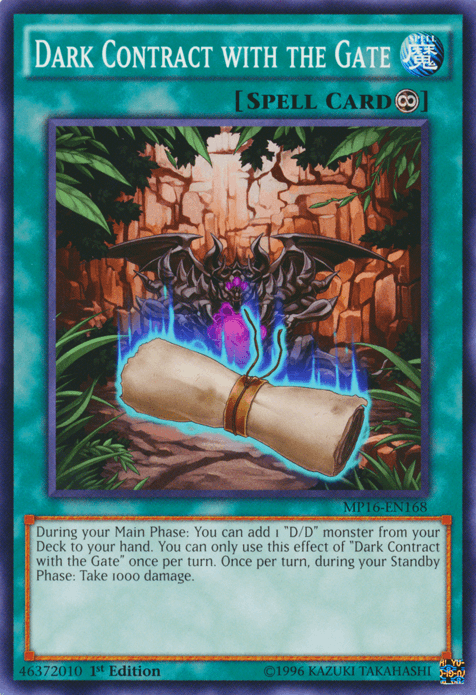 Dark Contract with the Gate [MP16-EN168] Common - POKÉ JEUX