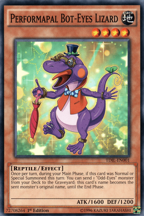 Performapal Bot-Eyes Lizard [TDIL-EN001] Common - POKÉ JEUX