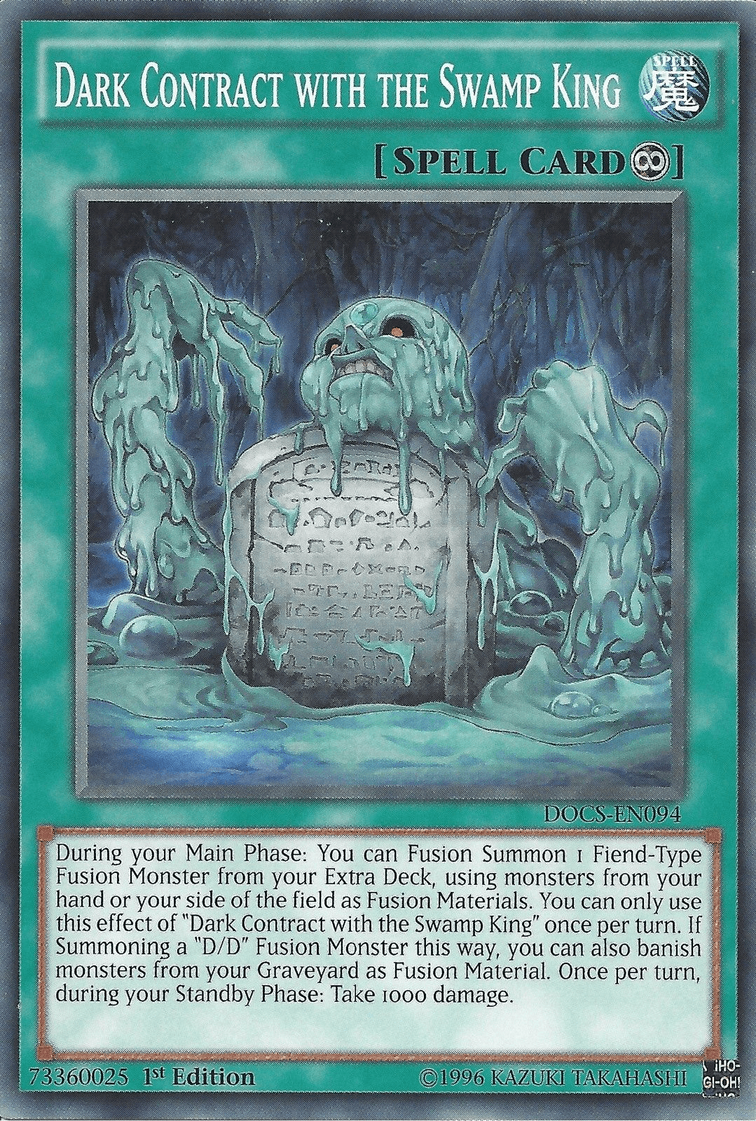 Dark Contract with the Swamp King [DOCS-EN094] Common - POKÉ JEUX