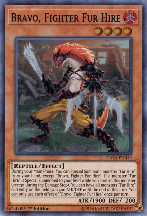 Bravo, Fighter Fur Hire [DASA-EN019] Super Rare - POKÉ JEUX
