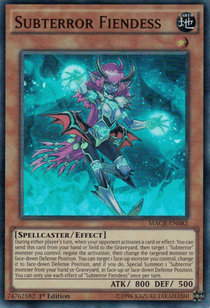 Subterror Fiendess [MACR-EN082] Super Rare - POKÉ JEUX