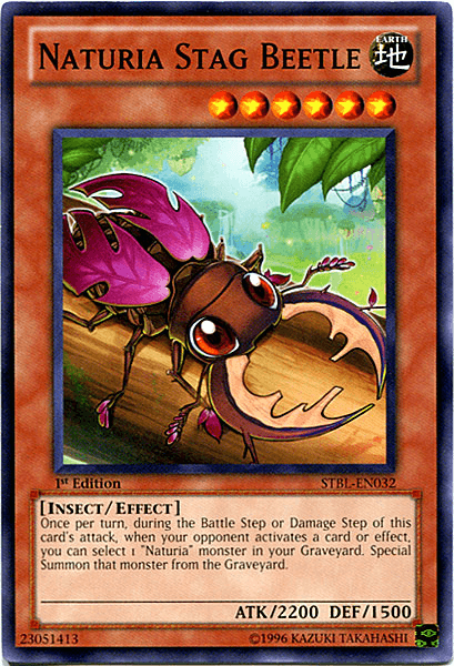 Naturia Stag Beetle [STBL-EN032] Common - POKÉ JEUX