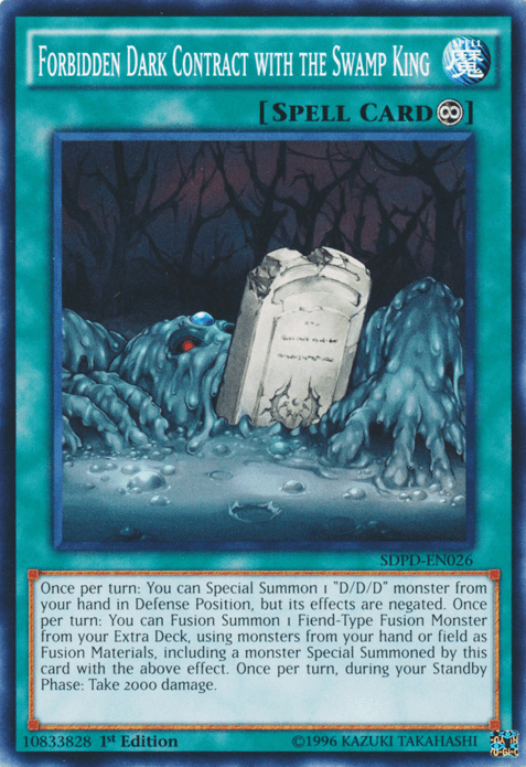 Forbidden Dark Contract with the Swamp King [SDPD-EN026] Common - POKÉ JEUX