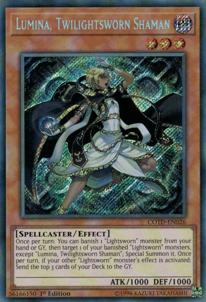 Lumina, Twilightsworn Shaman [COTD-EN026] Secret Rare - POKÉ JEUX
