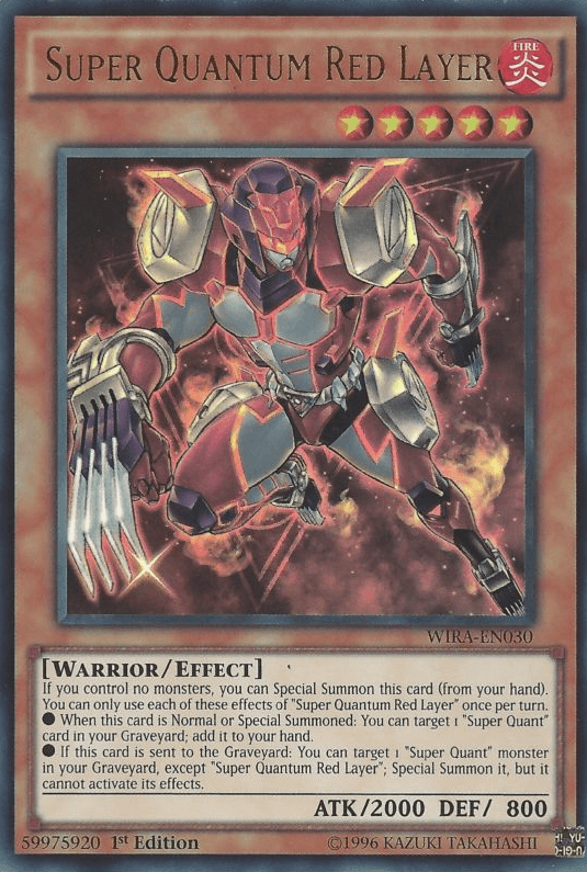 Super Quantum Red Layer [WIRA-EN030] Ultra Rare - POKÉ JEUX