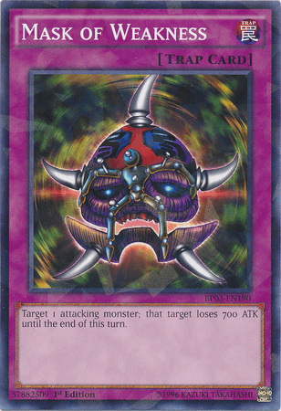 Mask of Weakness [BP03-EN190] Shatterfoil Rare - POKÉ JEUX