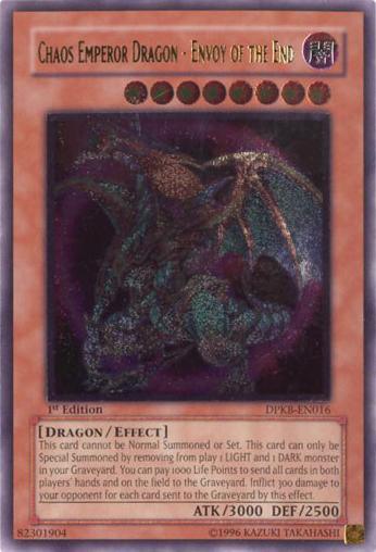 Chaos Emperor Dragon - Envoy of the End [DPKB-EN016] Ultimate Rare - POKÉ JEUX