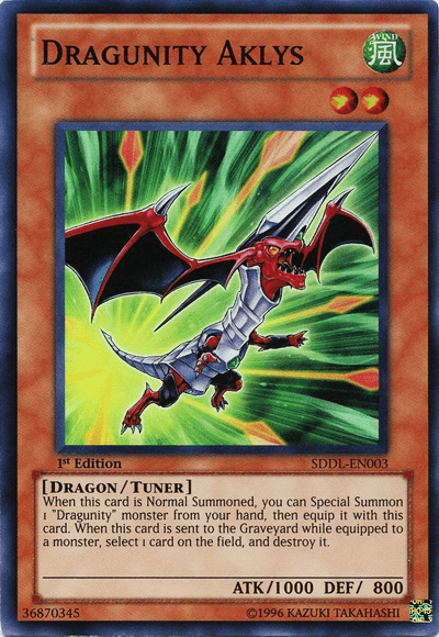 Dragunity Aklys [SDDL-EN003] Super Rare - POKÉ JEUX