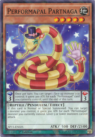 Performapal Partnaga [SP15-EN025] Shatterfoil Rare - POKÉ JEUX