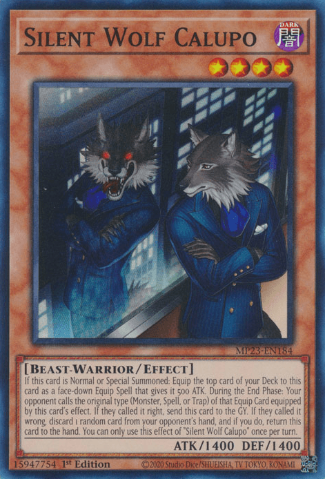 Silent Wolf Calupo [MP23-EN184] Super Rare - POKÉ JEUX