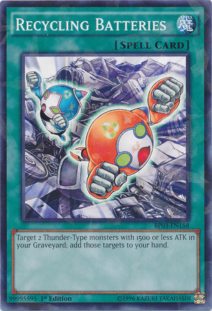 Recycling Batteries [BP03-EN158] Shatterfoil Rare - POKÉ JEUX