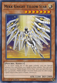 Mekk-Knight Yellow Star [EXFO-EN017] Rare - POKÉ JEUX