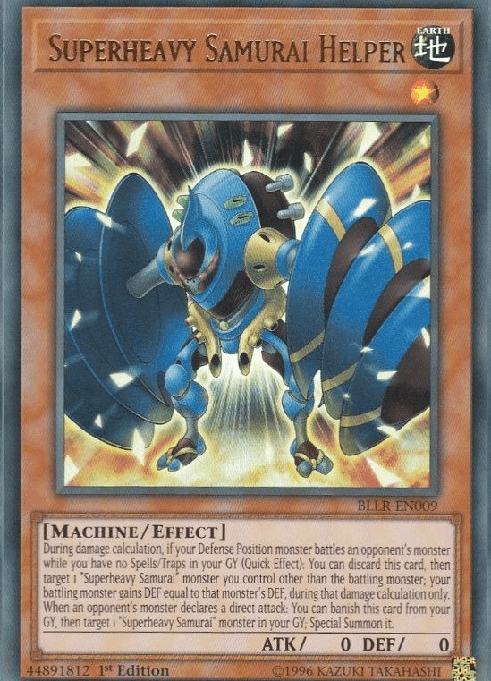 Superheavy Samurai Helper [BLLR-EN009] Ultra Rare - POKÉ JEUX