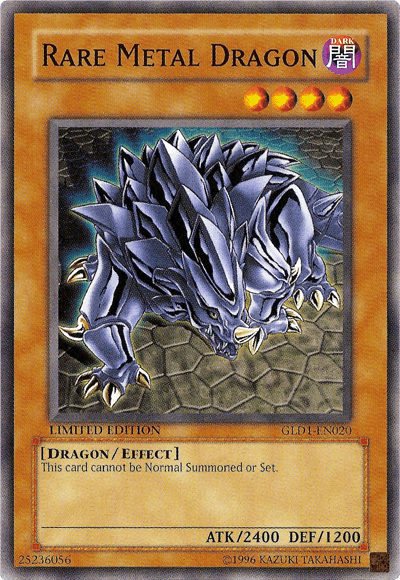 Rare Metal Dragon [GLD1-EN020] Common - POKÉ JEUX